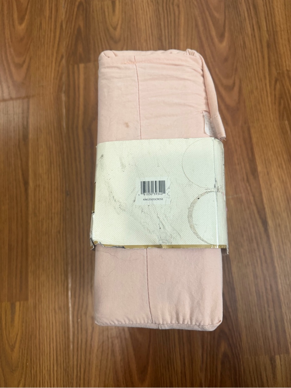 NEW Broyhill 100% Cotton Ultra Soft Sheet Set pink 350 thread count - Picture 2 of 4